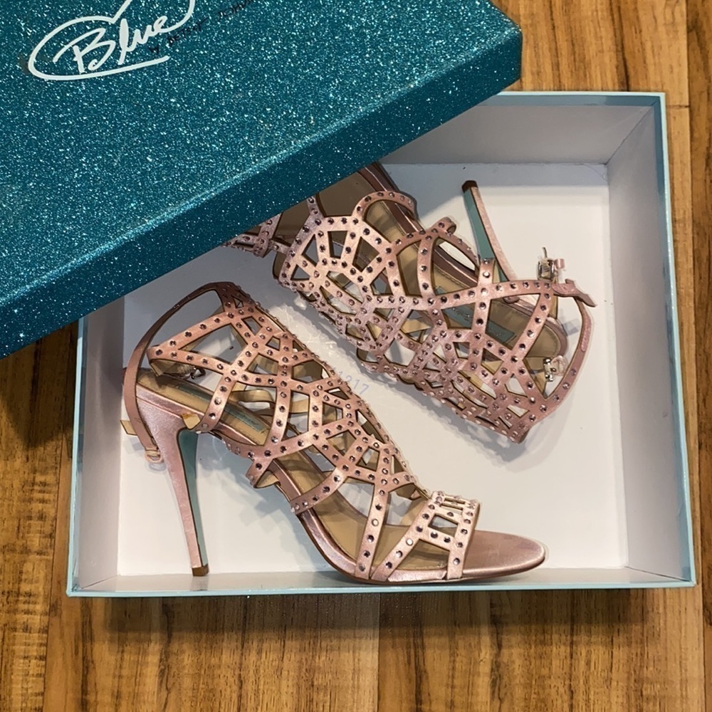 Betsy Johnson SB-Carat heels Pink 9 1/2 - Picture 15 of 15